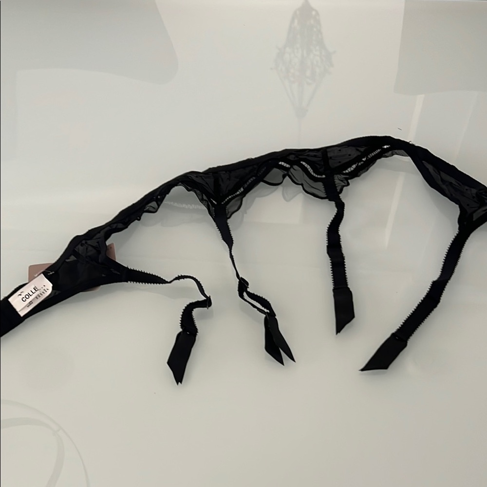 Elegant Black Garter Belt